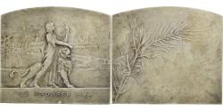 World Coins - France, Medal, Le Progrès, Lyon, Silvered bronze, Blin,