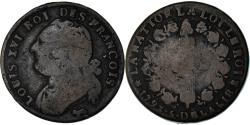 World Coins - Coin, France, 12 deniers françois, 12 Deniers, 1793, Pau, , Bronze