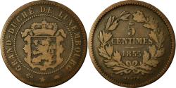 World Coins - Coin, Luxembourg, William III, 5 Centimes, 1855, Paris, , Bronze