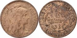 World Coins - France, Centime, Dupuis, 1916, Paris, Bronze, , Gadoury:90, KM:840
