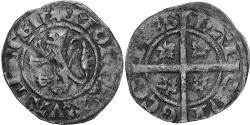 World Coins - County of Hainaut, Guillaume II, 1/3 Gros, 1337-1345, Billon,