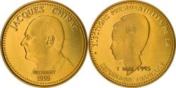 World Coins - France, Medal, Jacques Chirac, Elections Présidentielles, 1995, , Gilt