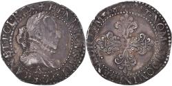 World Coins - Coin, France, Henri III, 1/2 Franc au col plat, 1587, Paris, , Silver