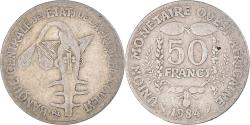 World Coins - Coin, West African States, 50 Francs, 1984