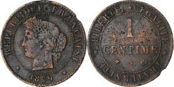 World Coins - France, Centime, Cérès, 1879, Paris, Bronze, , Gadoury:88, KM:826.1