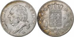 World Coins - France, Louis XVIII, 5 Francs, 1821, Paris, Silver, , Gadoury:614