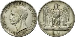 World Coins - Coin, Italy, Vittorio Emanuele III, 5 Lire, 1928, Rome, , Silver