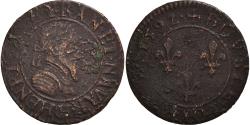 World Coins - Coin, France, Henri IV, Double Tournois, 1592, Châlons-Sur-Marne,