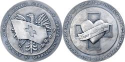 World Coins - Poland, Medal, Polski Czerwony Krzyz, 1988, Silver,