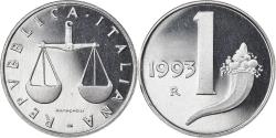 World Coins - Coin, Italy, Lira, 1993, Rome, Proof, , Aluminum, KM:91
