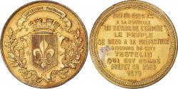World Coins - France, Medal, Troisième République, Testelin nommé Préfet du Nord, 1870
