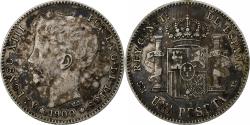World Coins - Spain, Alfonso XIII, Peseta, 1900, Madrid, , Silver, KM:706