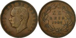 World Coins - Coin, Portugal, Luiz I, 20 Reis, 1885, , Bronze, KM:527