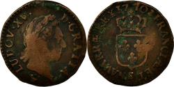 World Coins - Coin, France, Louis XV, Demi sol à la vieille tête, 1/2 Sol, 1770, Reims