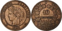 World Coins - France, 10 Centimes, Cérès, 1897, Paris, Bronze,
