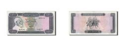 World Coins - Banknote, Libya, 10 Dinars, Undated, Undated, KM:37b, AU(55-58)
