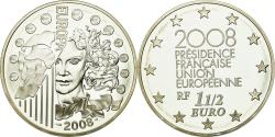 World Coins - France, 1-1/2 Euro, 2008, , Silver, Gadoury:EU300, KM:1527