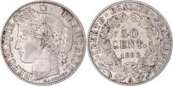 World Coins - Coin, France, Cérès, 50 Centimes, 1895, Paris, , Silver, KM:834.1