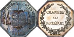 World Coins - France, Token, Notaires de l'Arrondissement d'Issoudun, Indre, n.d., Silver