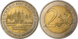 World Coins - Germany, 2 Euro, Mecklenburg-Vorpommern, 2007, Munich, Bi-Metallic,