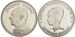 World Coins - France, Medal, Jacques Chirac, History, 1995, , Silver