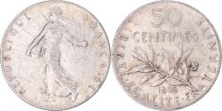 World Coins - Coin, France, Semeuse, 50 Centimes, 1898, Paris, , Silver, KM:854