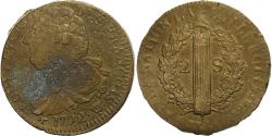 World Coins - France, Constitution, 2 Sols, 2 sols françois, 1792 / AN 4, Arras, Métal de