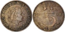 World Coins - Coin, Netherlands, 5 Cents, 1960