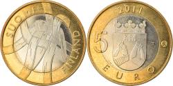 World Coins - Finland, 5 Euro, Provinces - Karelia, 2011, Vantaa, , Bi-Metallic, KM:159