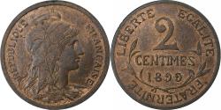 World Coins - France, 2 Centimes, Dupuis, 1899, Paris, Bronze, , Gadoury:107, KM:841