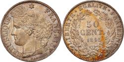 World Coins - Coin, France, Cérès, 50 Centimes, 1895, Paris, , Silver, KM:834.1
