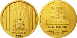 World Coins - France, Medal, Chambre de métiers de France, 1984, , Gilt Bronze