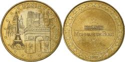 World Coins - France, Tourist token, Monuments de Paris, 2007, MDP, Nordic gold,