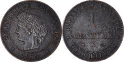 World Coins - Coin, France, Cérès, Centime, 1878, Bordeaux, , Bronze, KM:826.2