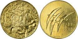 World Coins - France, Medal, Révolution Française, Serment du Jeu de Paume, 1989,