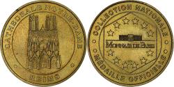 World Coins - France, Token, Reims - Cathédrale Notre Dame, 1999, Copper-nickel Aluminium
