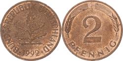 World Coins - GERMANY - FEDERAL REPUBLIC, 2 Pfennig, 1992