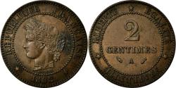 World Coins - Coin, France, Cérès, 2 Centimes, 1882, Paris, , Bronze, Gadoury:105