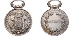 World Coins - France, Medal, Concours International de Musique, Toulouse, 1893, Silvered