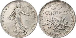 World Coins - France, 50 Centimes, Semeuse, 1916, Paris, Silver, , Le Franc:F.190