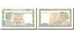 World Coins - France, 500 Francs, La Paix, 1940, 1940-12-05, AU(55-58), Fayette:32.10, KM:95a