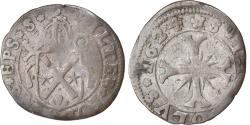World Coins - Coin, SWISS CANTONS, SITTEN, 1/2 Batzen, 1624, , Billon, KM:9