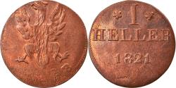 World Coins - Coin, German States, FRANKFURT AM MAIN, Heller, 1821, , Copper, KM:301