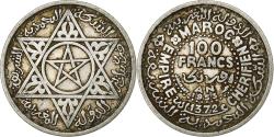 World Coins - MOROCCO, 100 Francs, 1953, Paris, KM #52, , Silver, 4.01