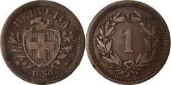 World Coins - Coin, Switzerland, Rappen, 1850, , Bronze, KM:3.1