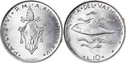 World Coins - Coin, VATICAN CITY, Paul VI, 10 Lire, 1974, Roma, , Aluminum, KM:119