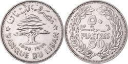 World Coins - Coin, Lebanon, 50 Piastres, 1969