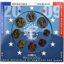 World Coins - France, Coffret 1c. à 2€, BU, 2009, MDP,