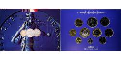 World Coins - France, Coffret 1 c. à 20 frs., 2000, MDP, Série BU,