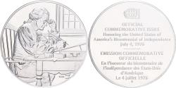 World Coins - France, Medal, Bicentenaire de l'Indépendance des Etats-Unis d'Amérique, 1976
